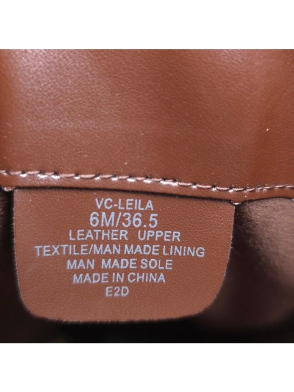 Vince Camuto Boots Leila Brown Leather Block Heel Knee High Size 6M - Picture 11 of 12